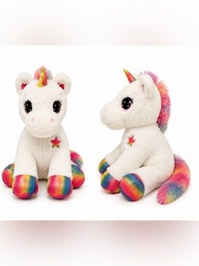 🦄  Rainbow Unicorn Plush – Oversized Stuffed Animal – 100% Proceeds Donated